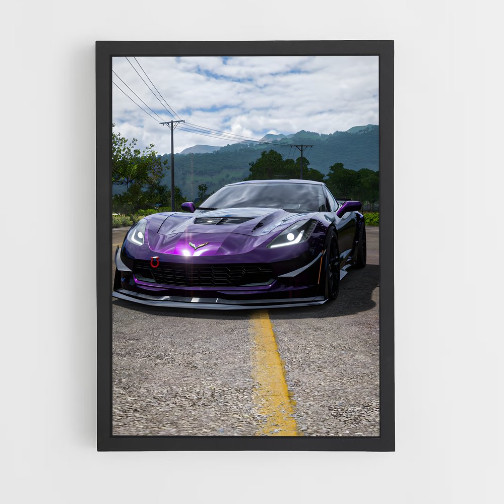 Poster Speed Purple Vibes – affiche Chevrolet (vue 2)